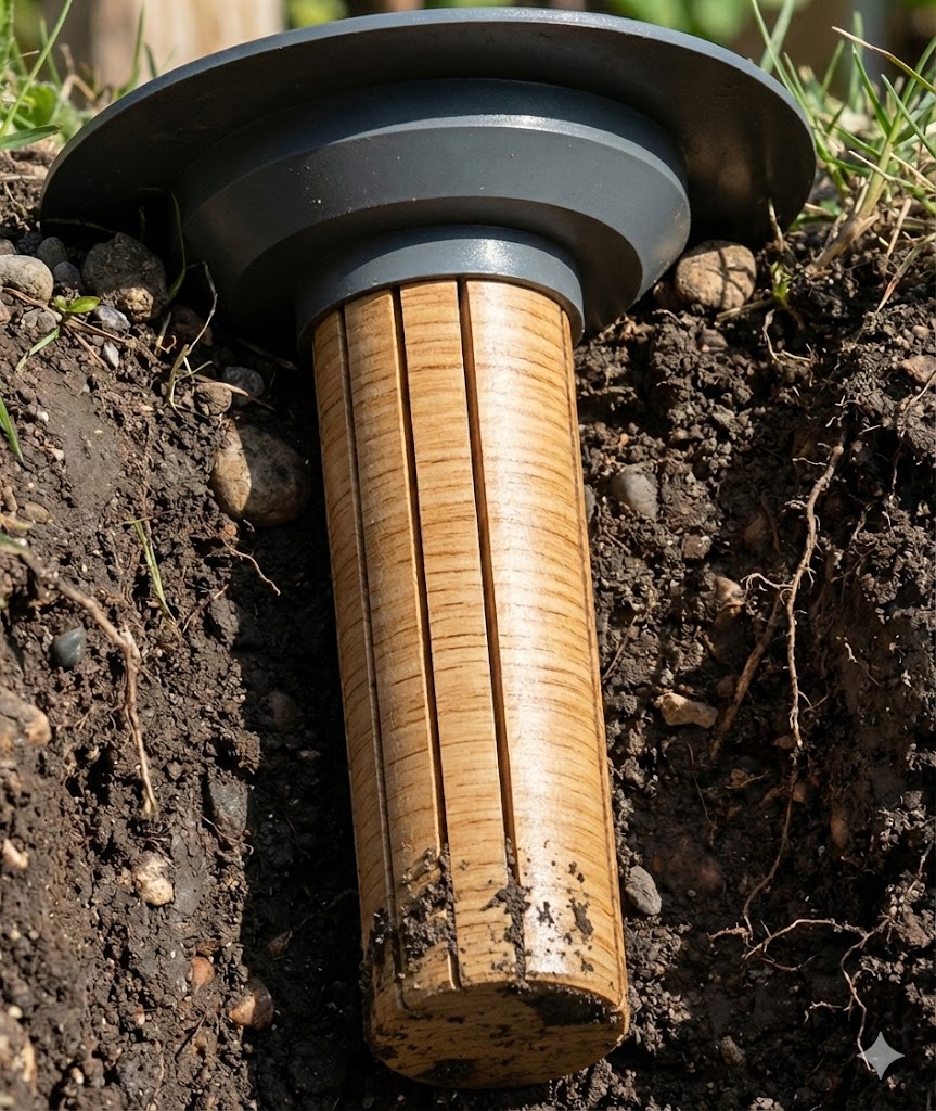 TermiSens smart termite sensor deployed in soil