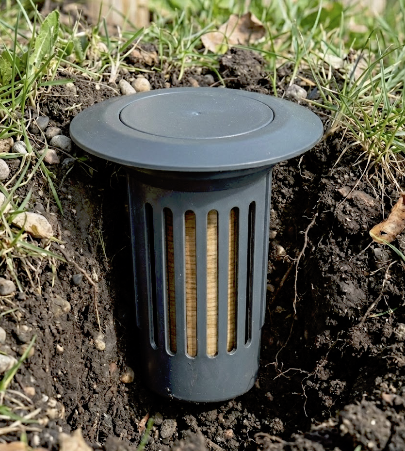 TermiSens sensor installed flush in the ground